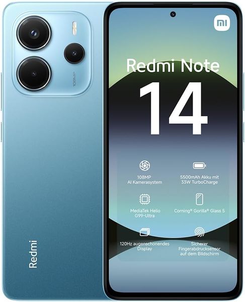 Xiaomi Redmi Note 14 256GB 8GB DS